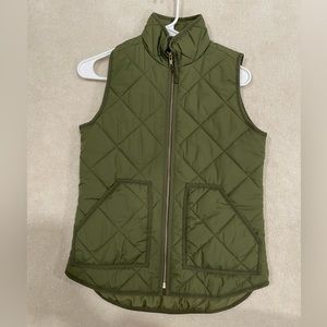 J Crew quilted vest XXS